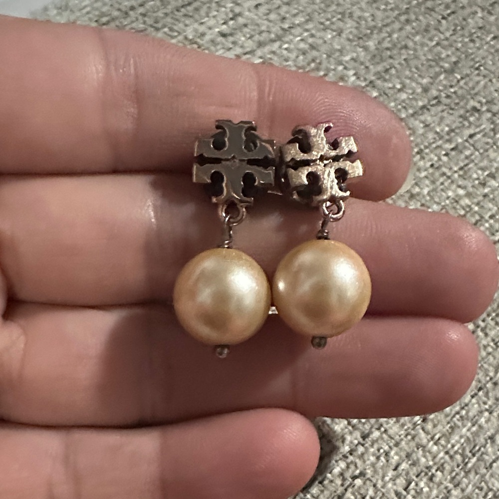 Tory Burch Pearl Drop Earrings
